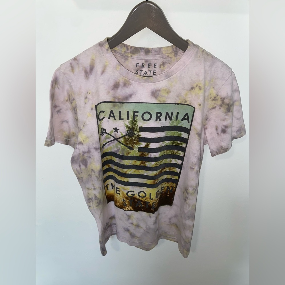 Aèropostale FREE STATE Tie Dye Graphic T-Shirt